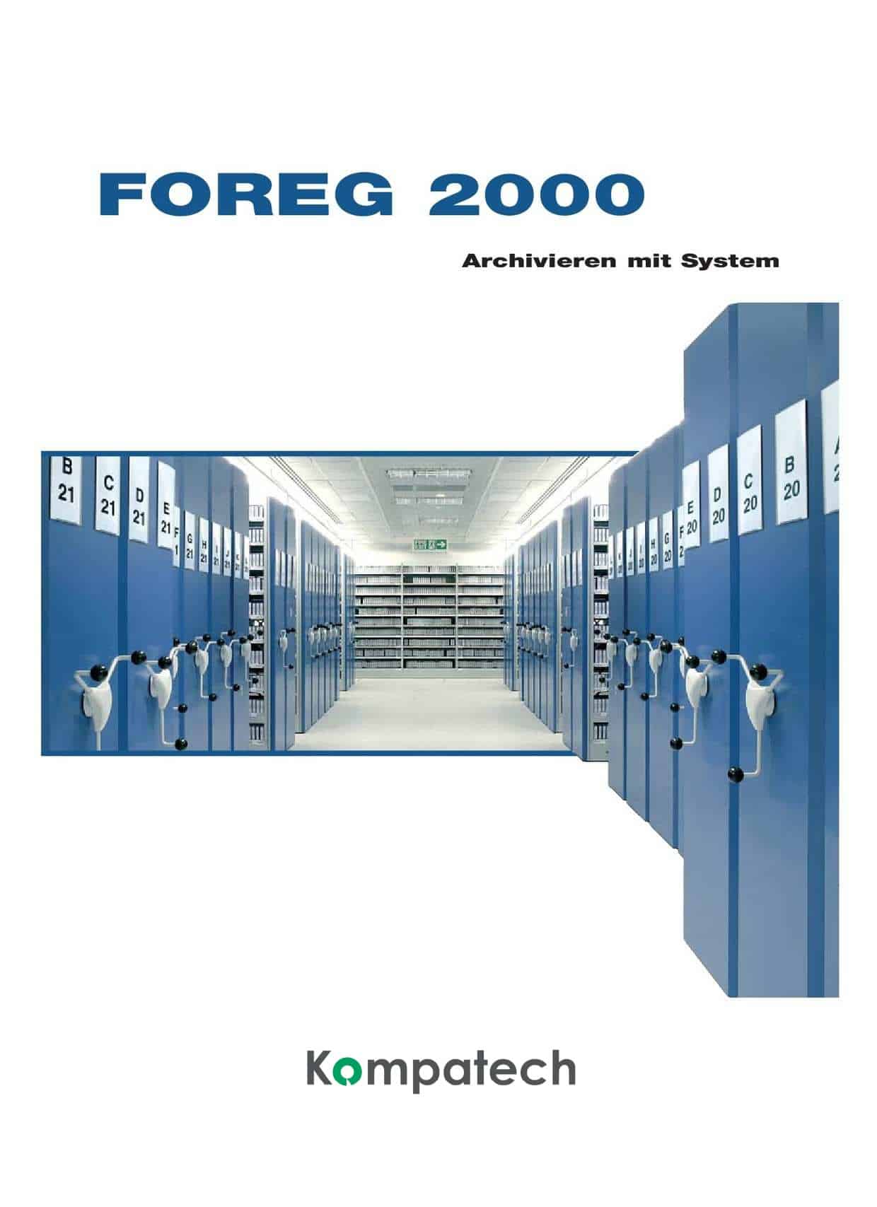 Archiv Rollregal Katalog Foreq 2000
